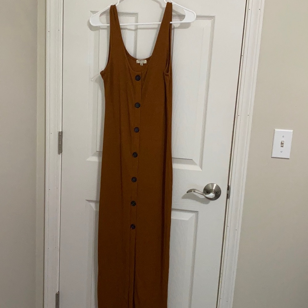 Ribbed Fall Basic Dress - Picture 2 of 6